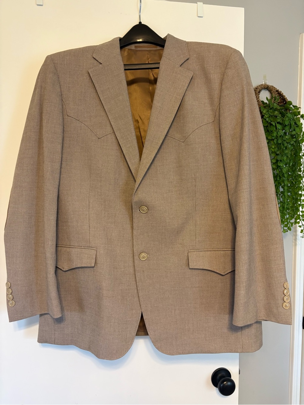 Men's Western Tan Blazer